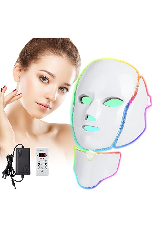 7 Mode LED Face Beauty Mask for Acne Removal & Anti-Wrinkle Care
