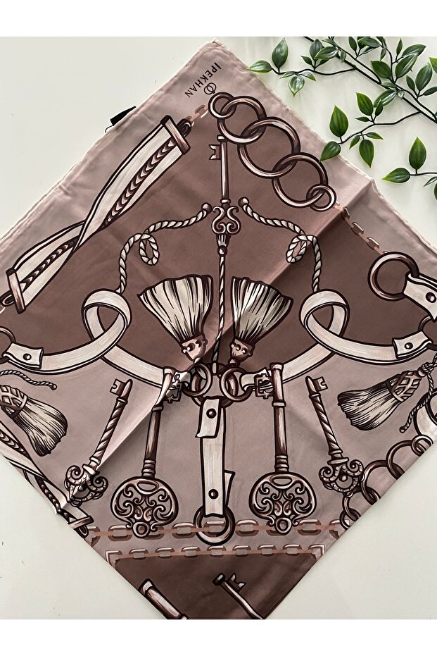 Aheste Pattern Thin Cotton Scarf - 1
