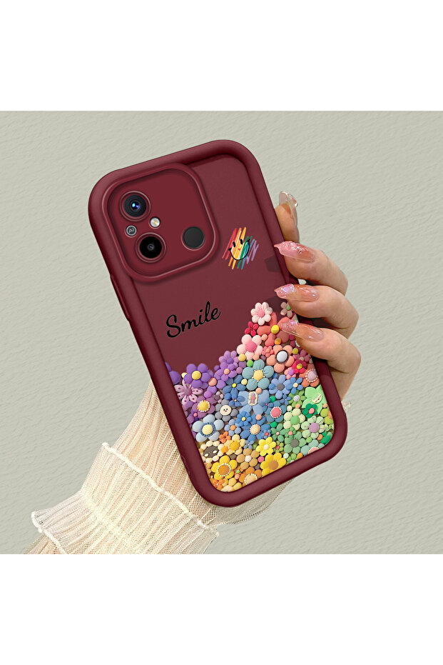 Xiaomi Redmi 12C Compatible Smile Anti-Think Soft Silicone Phone Case