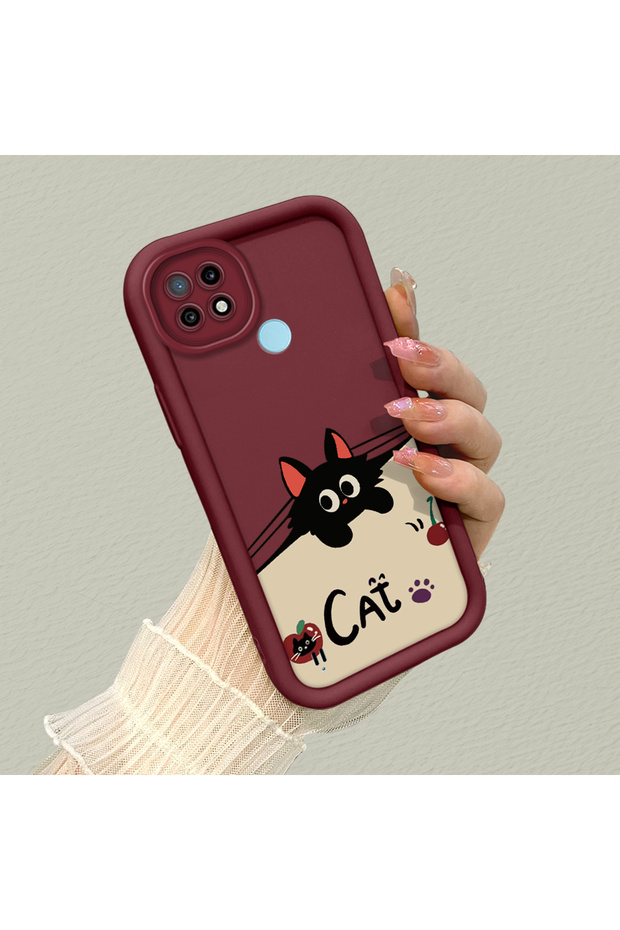 Realme C21 Compatible Fashion Eyes Anti-Drop Soft Silicone Phone Case
