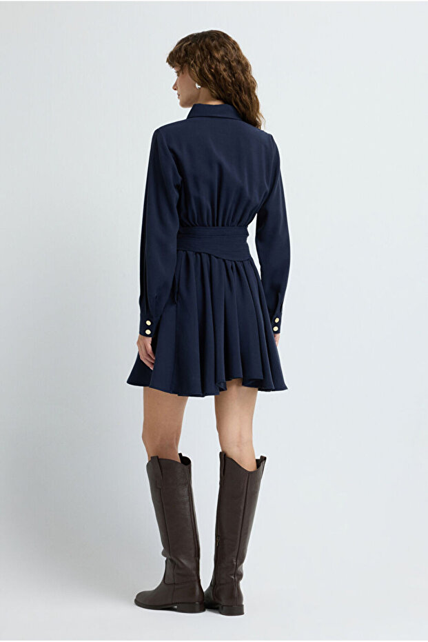 Fermuarlı Elbise - 5