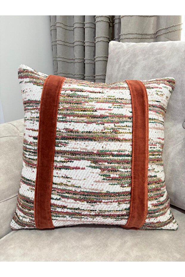 Design Throw Pillow Cover 39X39 Limited Edition Cinnamon Color