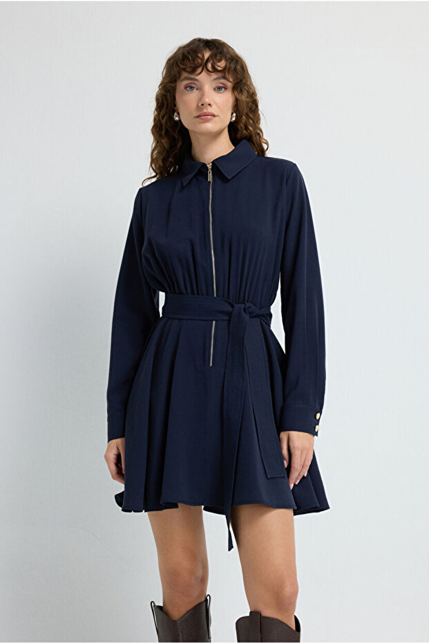 Fermuarlı Elbise - 2