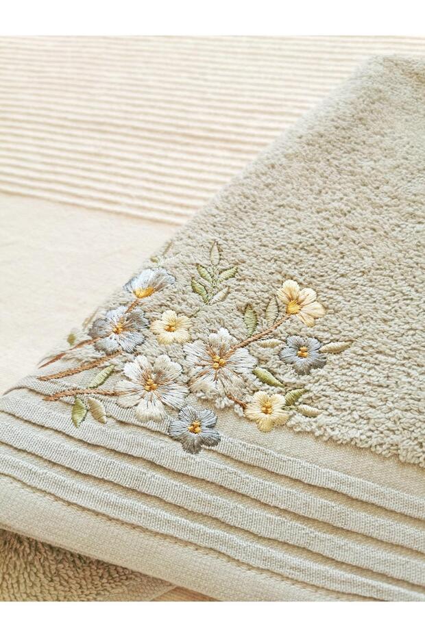 30 x 50 Floral Embroidered Kitchen Towel 100% Cotton
