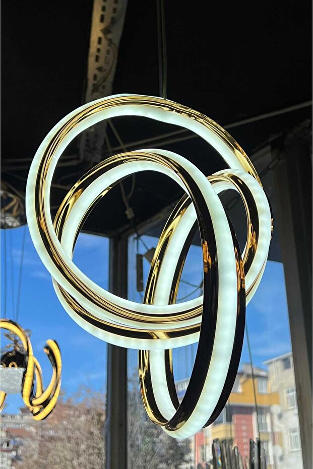 Modern 3 Renk LED İmza Avize - 1