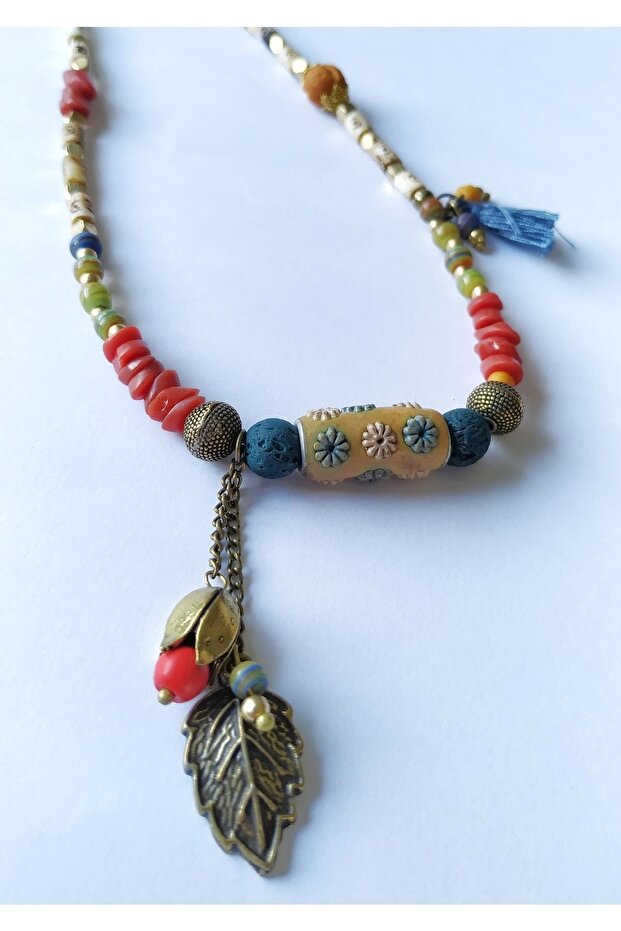 Özel Tasarım Etnik Kolye - 2