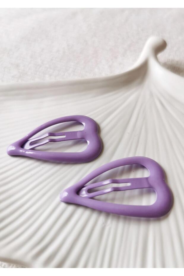 2 Pieces Heart Snap Buckle