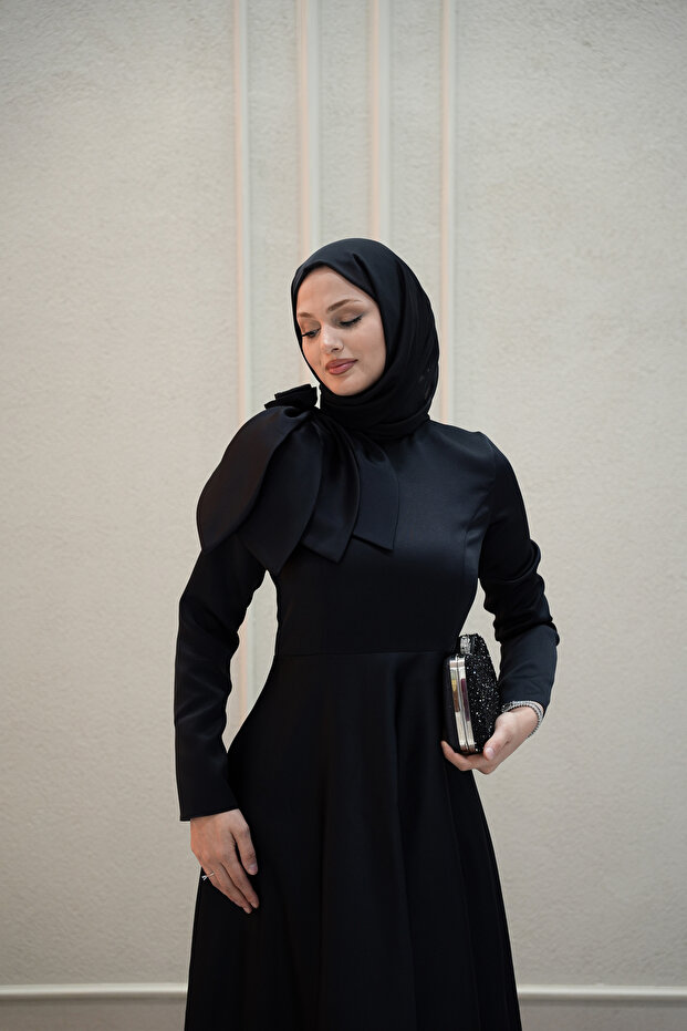 Rochie de seară Azade neagră - 5