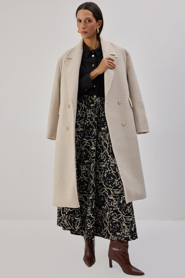 Patterned Flawed Skirt