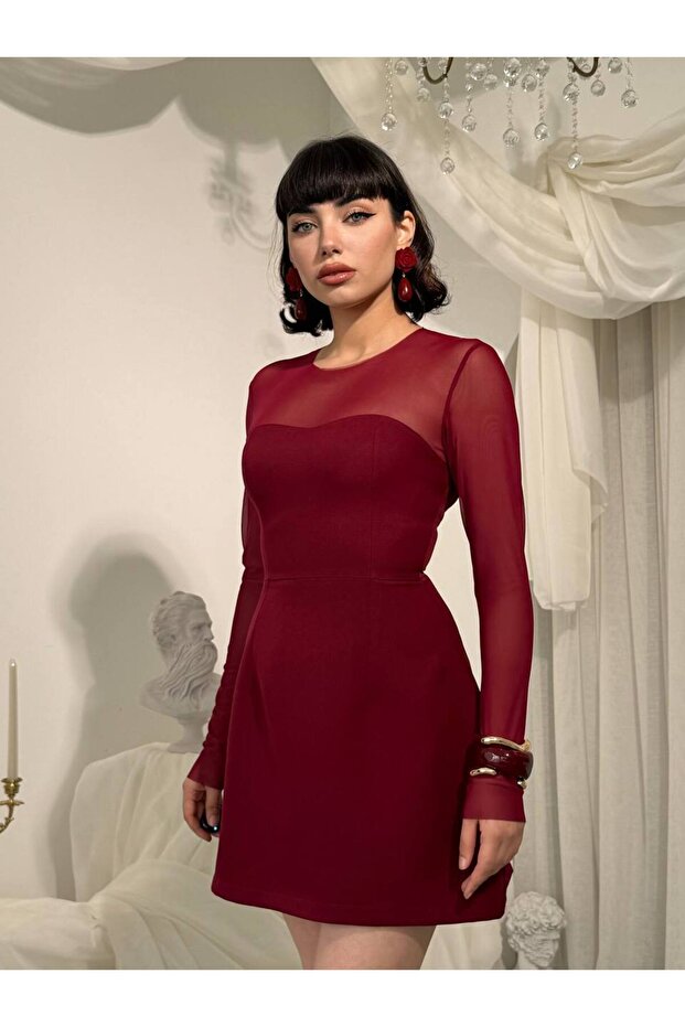 Nessa Transparan Elbise - 7