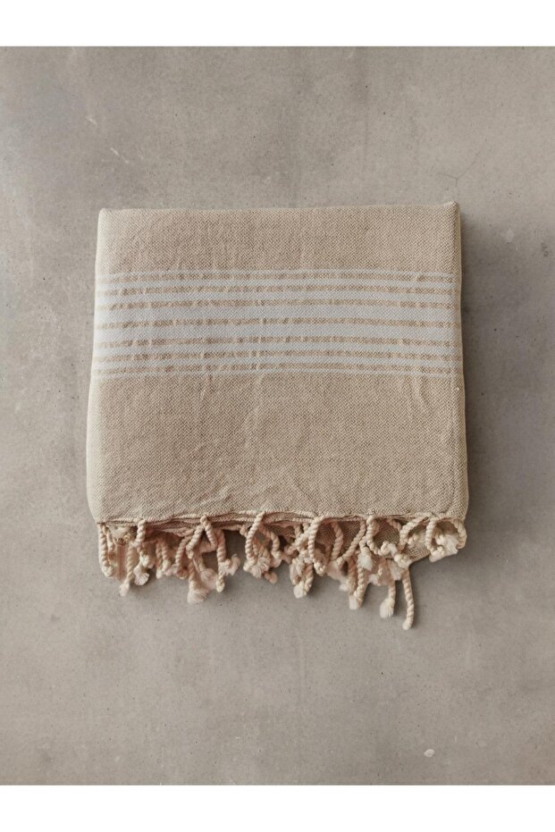 95 x 165 Cotton Linen Striped Pestemal