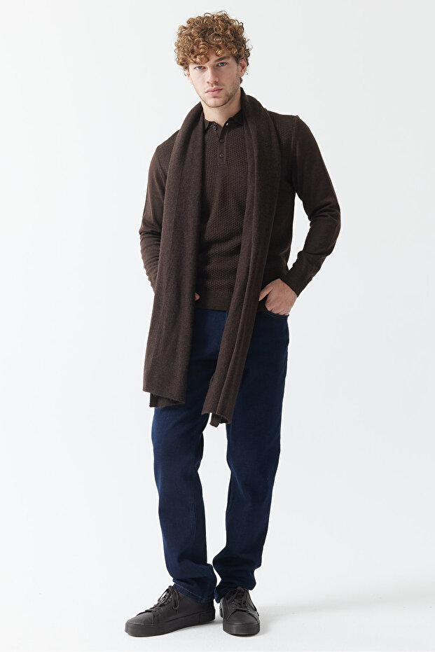 بنطلون جينز رجالي عادي - 1