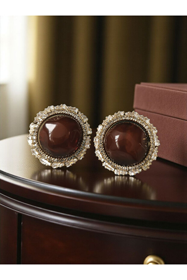 Zircon Stone Boutique Earrings
