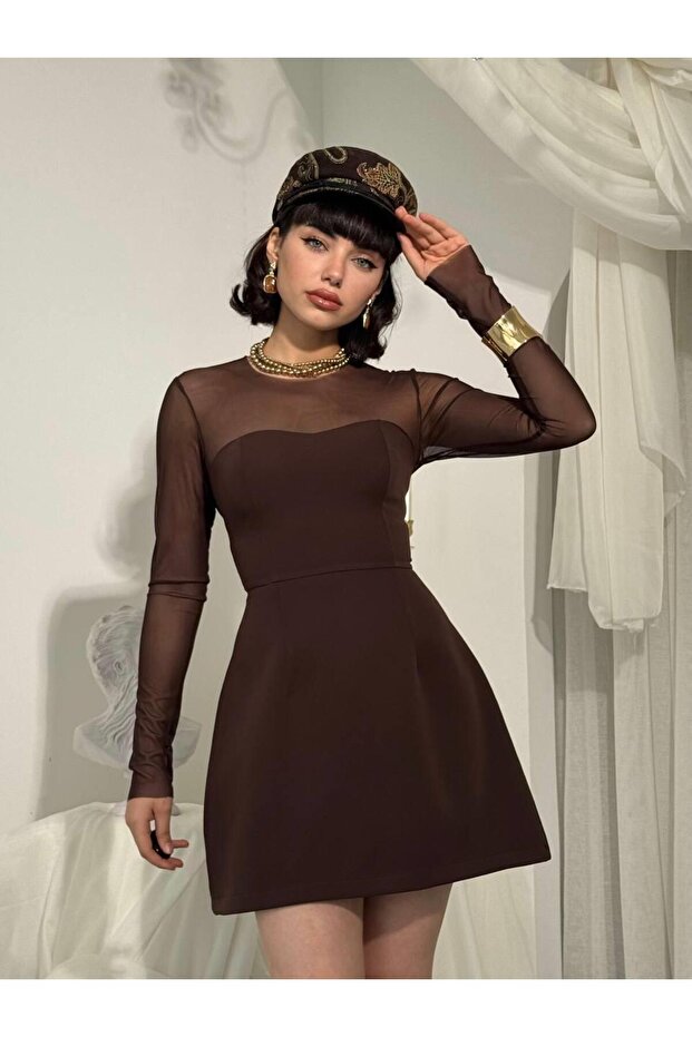 Nessa Transparan Elbise - 5