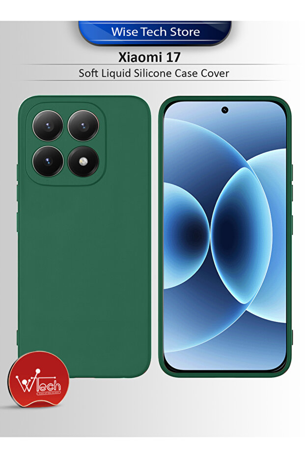 Xiaomi 17 5G 2025 Soft Liquid Silicone Case Cover
