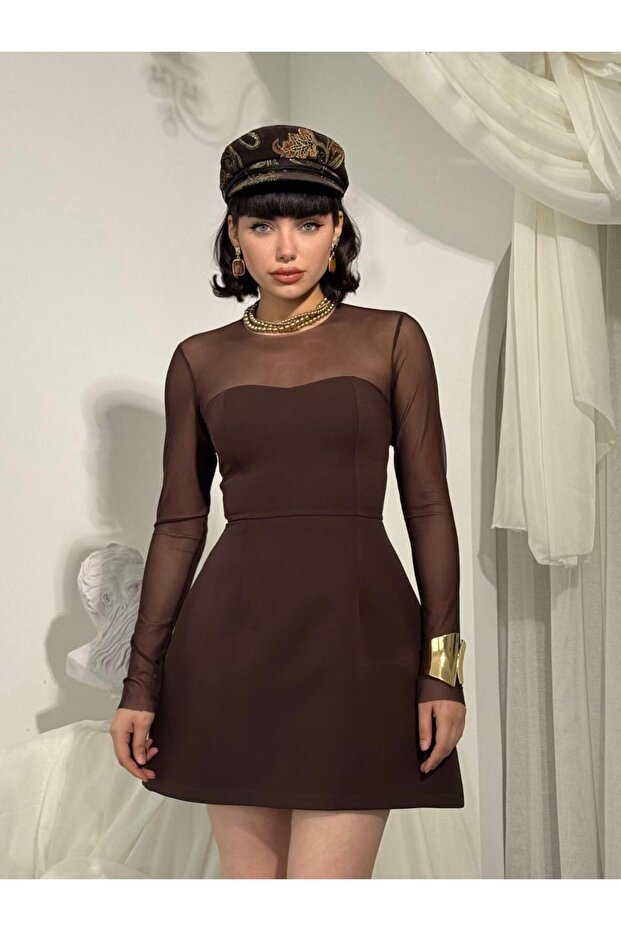 Nessa Transparan Elbise - 8