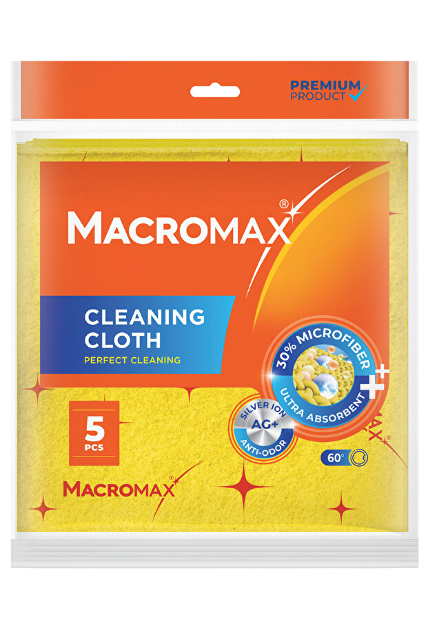 Cleaning Cloth 5 Pcs Pack Multi-Purpose Absorbent Daily Cleaning