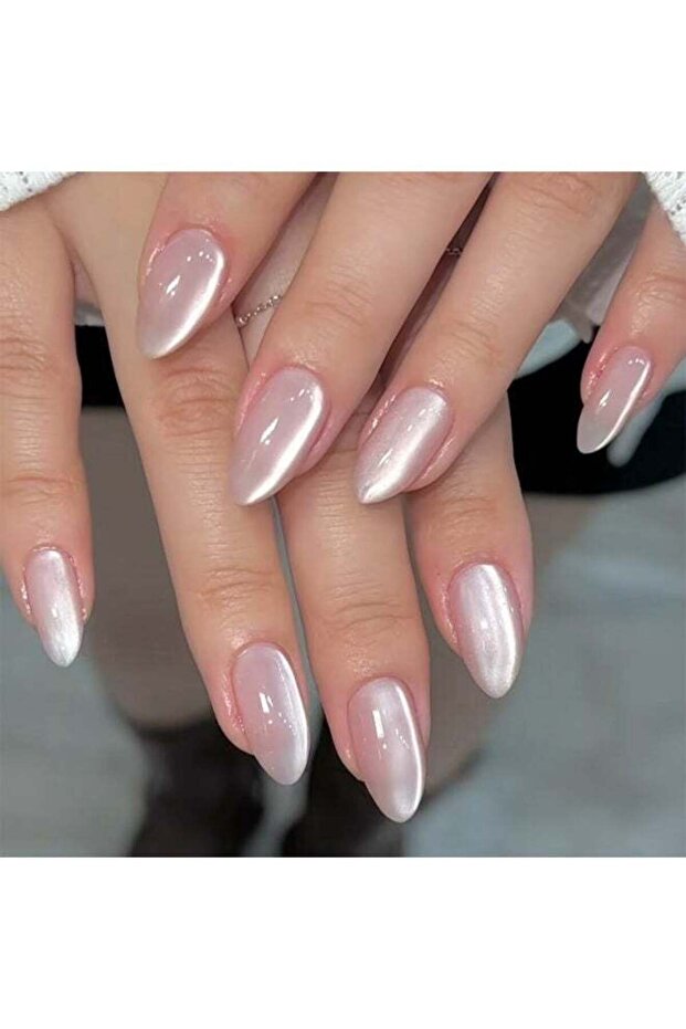 30 Pcs Press On Nails with Glue, Nail File & Cuticle Pusher