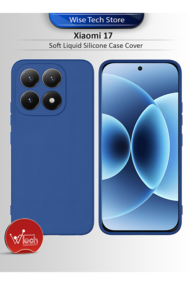 Xiaomi 17 5G 2025 Soft Liquid Silicone Case Cover