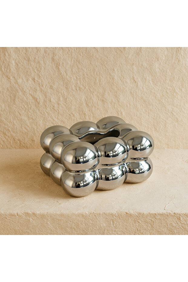 Arow Pinterest Model Peçetelik Gümüş - 1