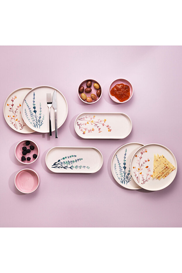 Mona & Sunny Pembe 34 Parça Sofra Seti - 2