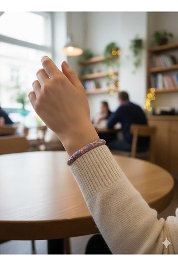 Çelik Mineli Kelepçe Bileklik - 1