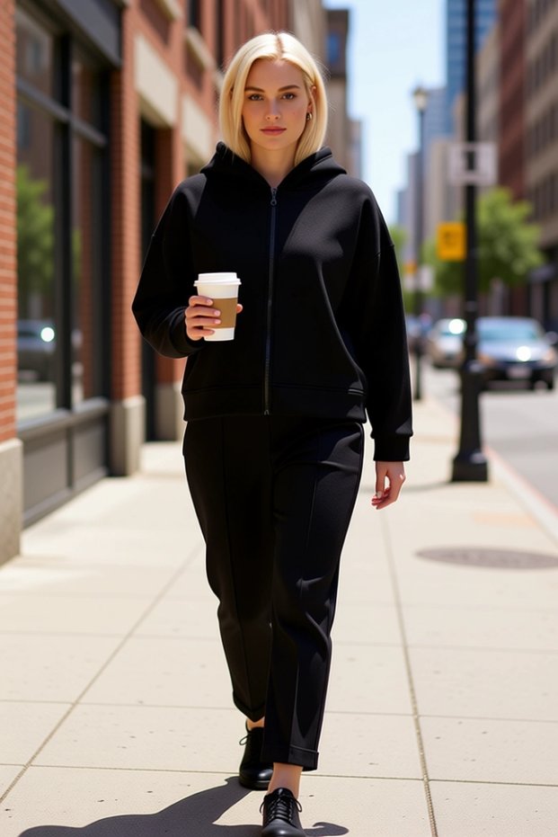 Women's Hooded Low Arm Oversized Crop Sweatshirt Functional Durable Quality Comfortable