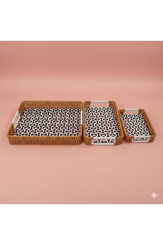 Üçlü hasır tepsi - 2