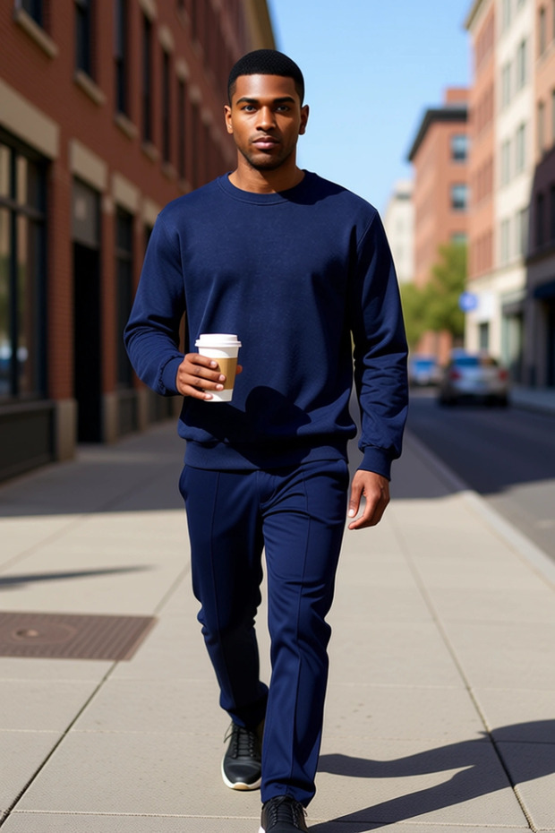 Men's Crew Neck Standard Sleeve Regular Fit Sweatshirt Functional Durable Quality Stylish