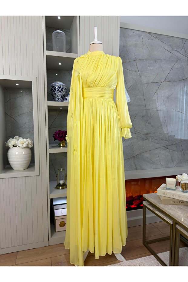 Rose Abiye Sarı - 2