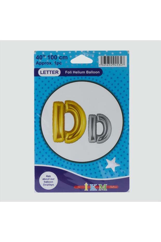 Silver Colored 40*100 Letter Foil Balloon