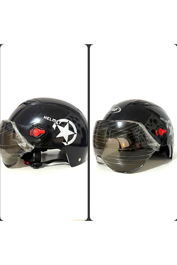 Motorcycle helmet open face - 1