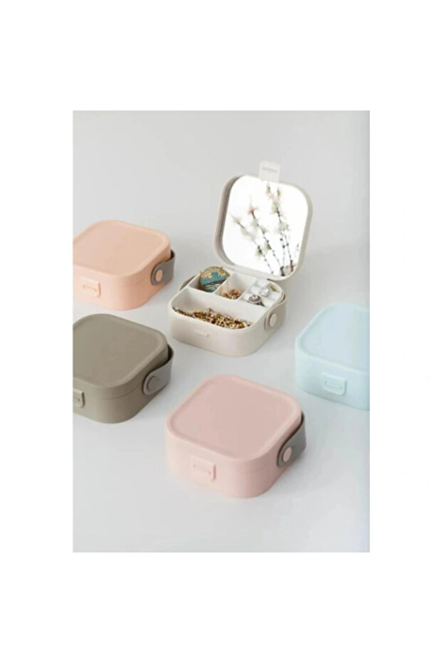 حجم حقيبة صندوق المكياج المرآة - 4