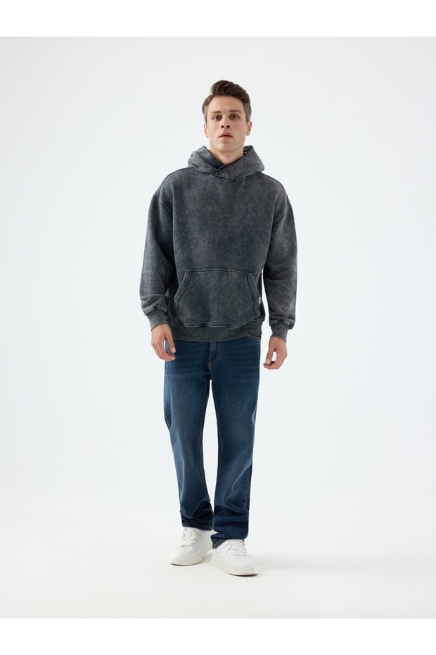 Oversize Erkek Sweatshirt - 2