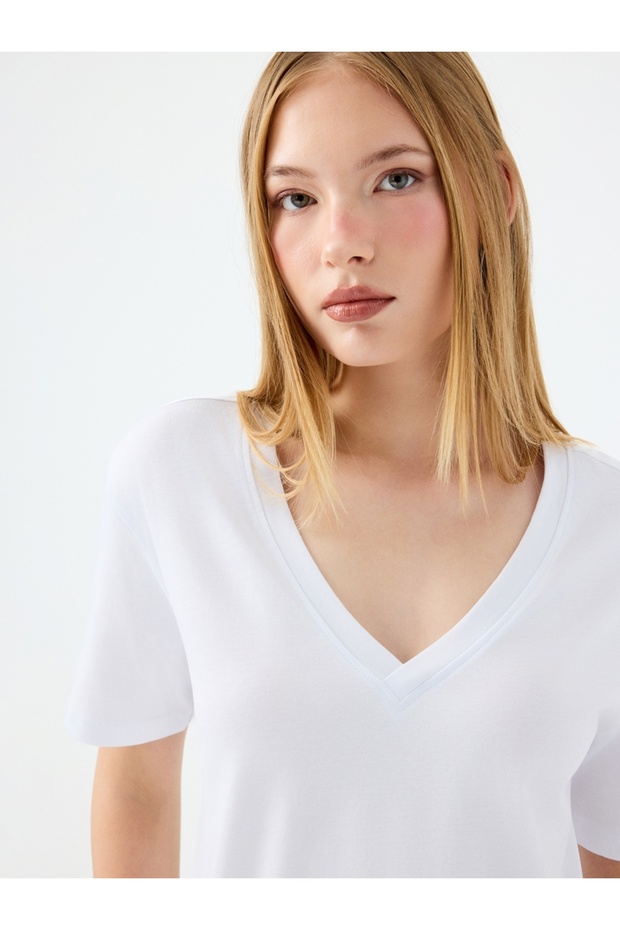 Regular Fit Kadın Tshirt K.kol - 4