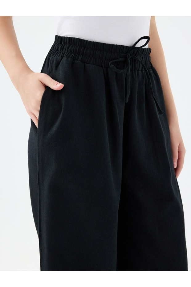 Regular Fit Kadın Pantolon - 5