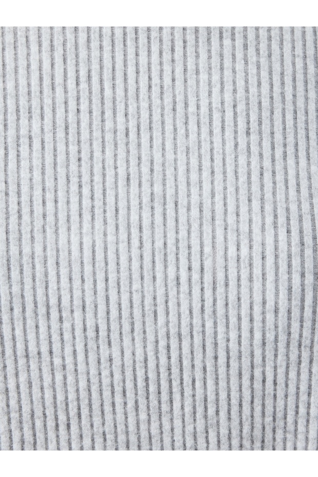 Long Crop Kadın Sweatshirt - 5