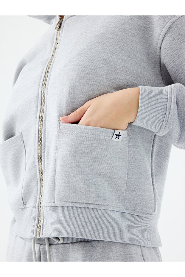 Oversize Kadın Sweatshirt - 6