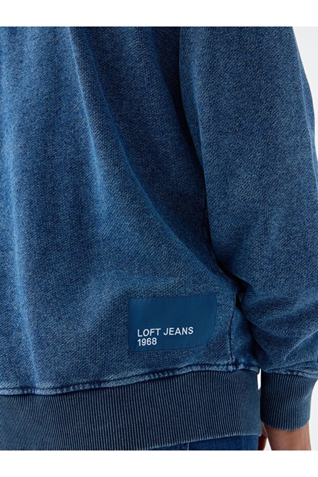 Oversize Fit Erkek Sweatshirt - 5