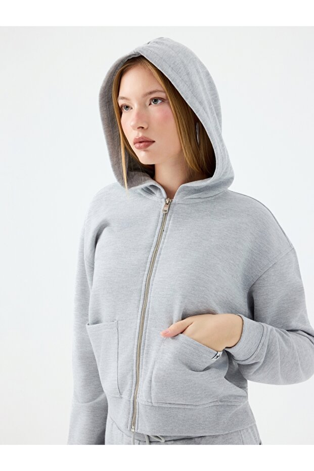 Oversize Kadın Sweatshirt - 4