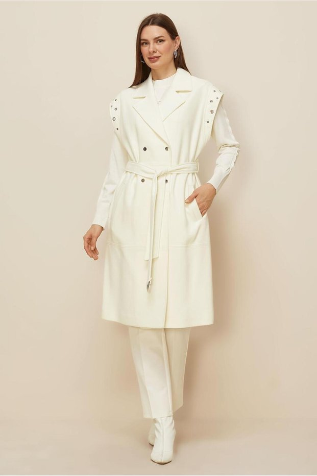 Belted Cardigan Vest 45923