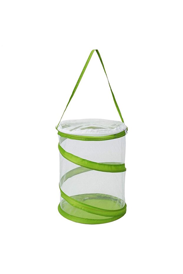Blue Foldable Insect Cage Butterfly Habitat Clear Mesh Enclosure Butterfly Enclosures Caterpillar Ha