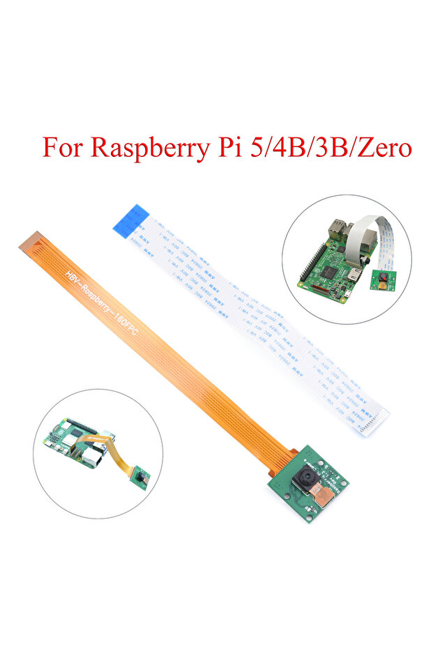 Raspberry Pi 5 Camera Module 5MP Webcam For Raspberry Pi 5 4B 3B+ 2B Zero W With Replaceable Dedi... - 1