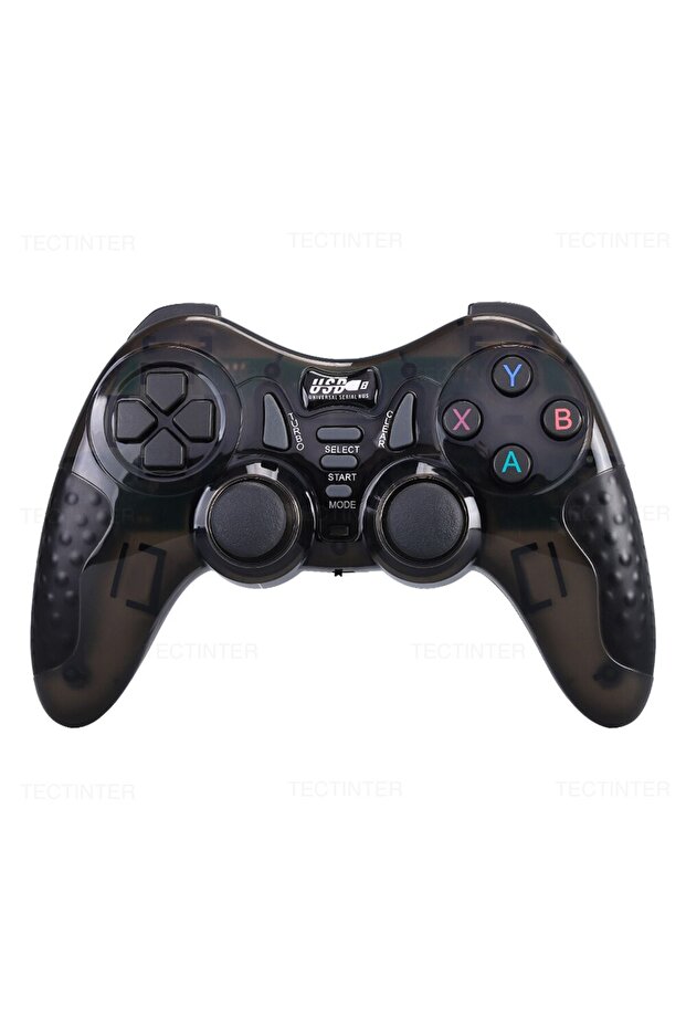 وحدة تحكم ألعاب لاسلكية سوداء 2.4 جيجاهرتز لملحقات PS3، عصا تحكم الكمبيوتر الشخصي لجهاز Super Console X P