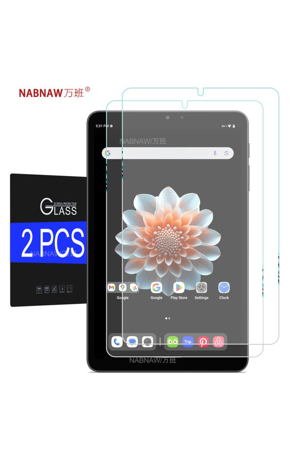 2P- 70 mini pro قطعتان من واقي الشاشة الزجاجي المقوى عالي الدقة المضاد للخدش لجهاز iPaly 70 mini Pro