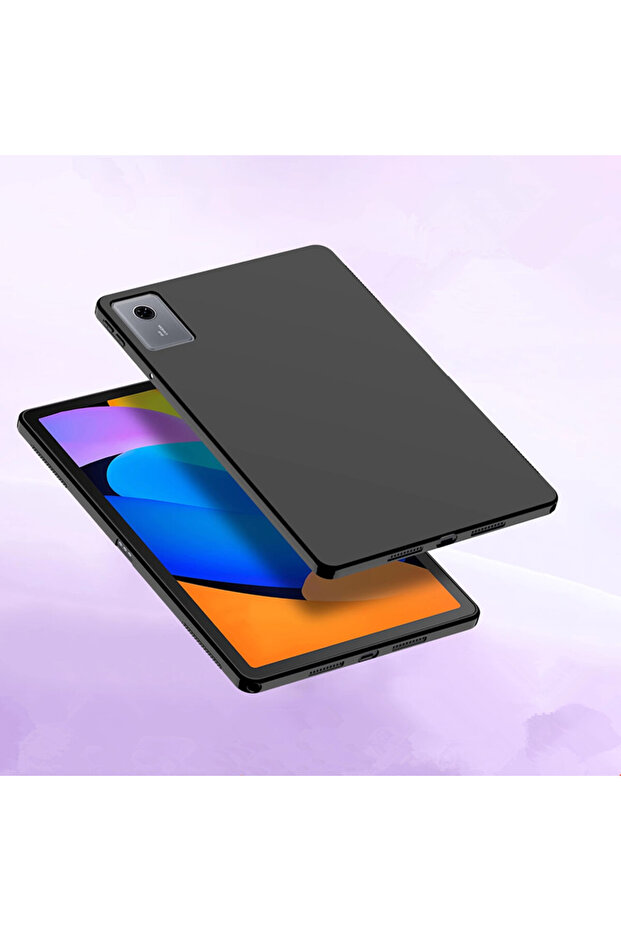 جراب سيليكون لجهاز Xiaoxin Pad 11 2025 أسود اللون، مصنوع من مادة TPU الناعمة المقاومة للسقوط، لجهاز Xiaoxin Pad 11 2025 TB335FC اللوحي