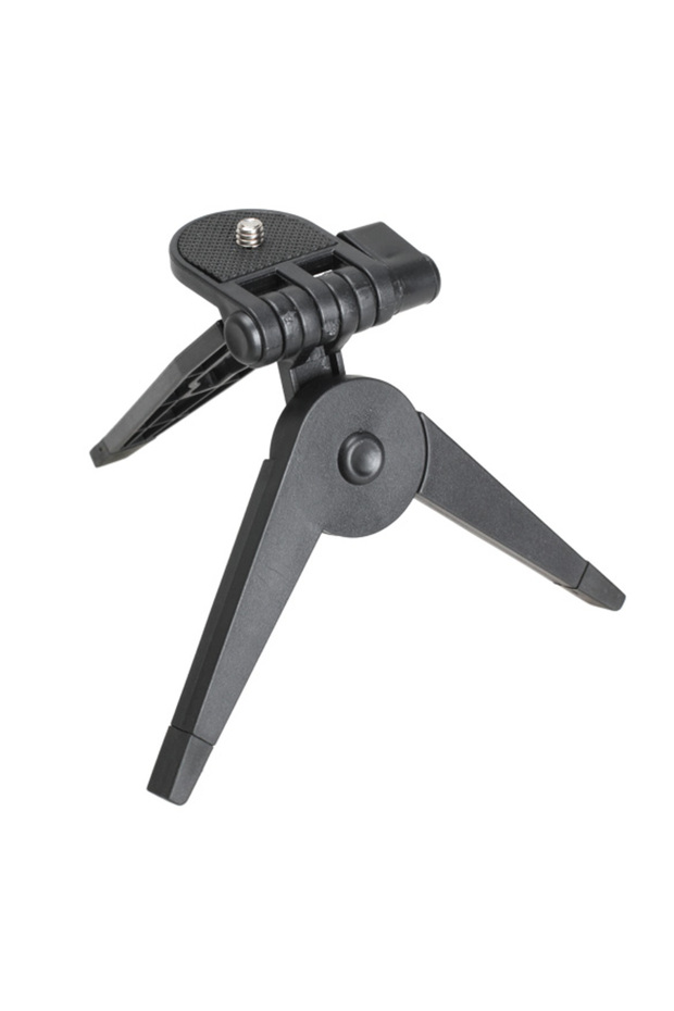 black Professional Portable Travel Tripod Mini Folding Tripod Stand For Canon Nikon DV Camcorders DS