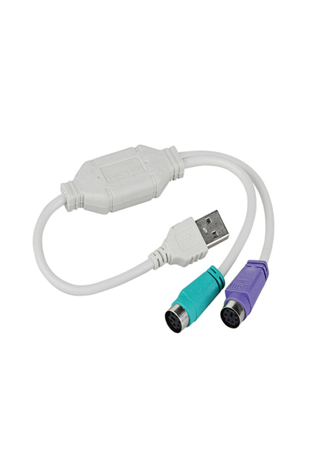 كابل محول لوحة مفاتيح وفأرة من ذكر إلى أنثى من USB بطول 0.2 متر، سلك محول سلكي لنظام ويندوز