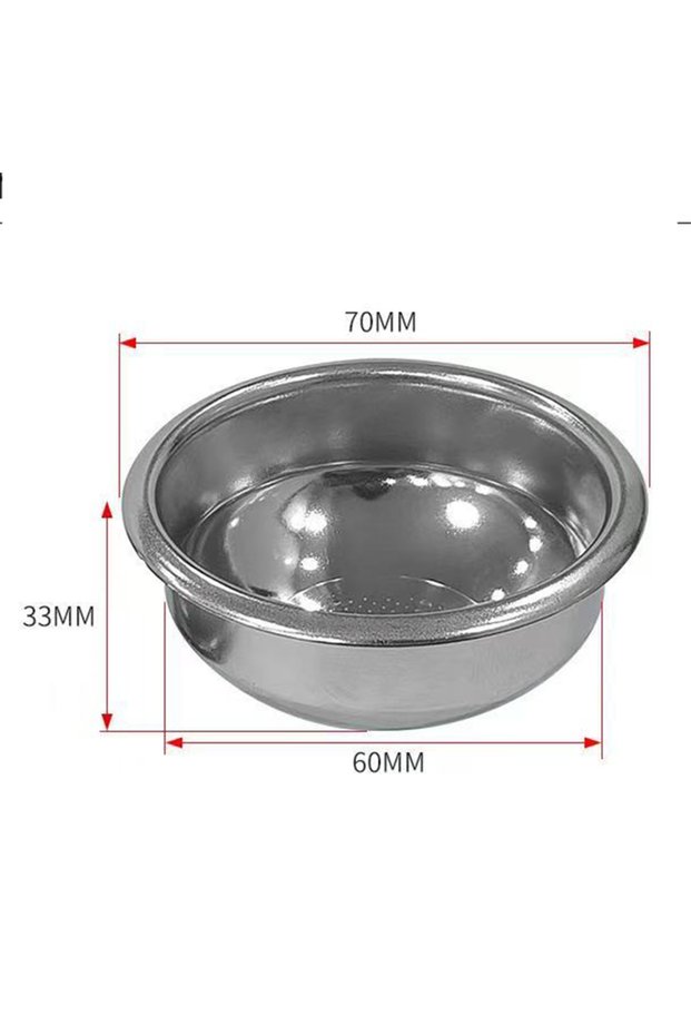 58mm coffee basket 58mm Stainless Steel Spherical Powder Basket with 292x0.3mm Holes, Compatible wit