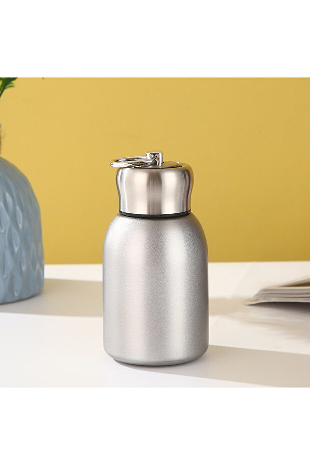 300ml Silvery 1pc 300ml Insulated Stainless Steel Travel Mug - Keeps Drinks Hot Or Cold for Hours -